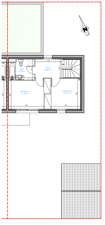 plan étage maison