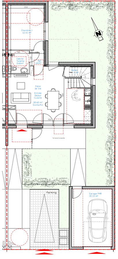 plan rez-de-chaussée