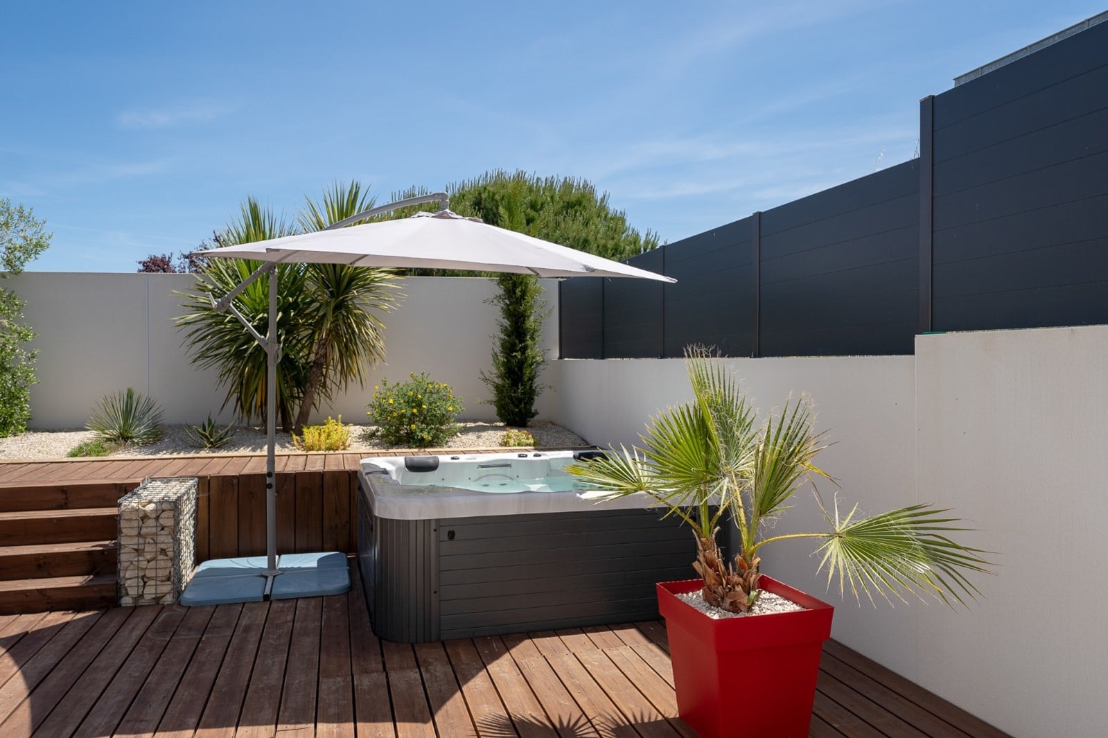 jardin terrasse et spa